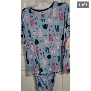 3X Plus Pajama set womens PJ Pajama patterns Secrete Treasures